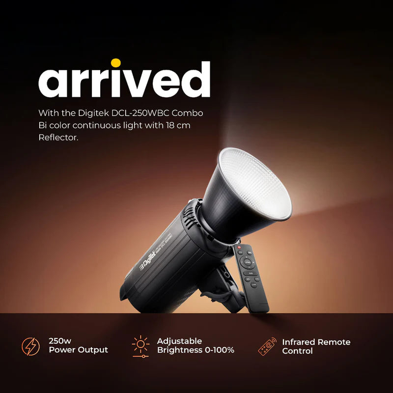 Digitek Lite (DCL-250 WBC) Combo BI Color Continuous LED Light for MAKEUP ARTISTS AND STUDIO