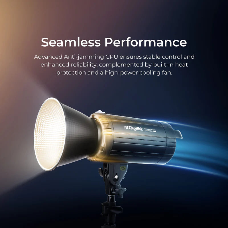 Digitek Lite (DCL-250 WBC) Combo BI Color Continuous LED Light for MAKEUP ARTISTS AND STUDIO