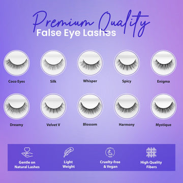 FALSE PARTY MAKEUP EYELASHES