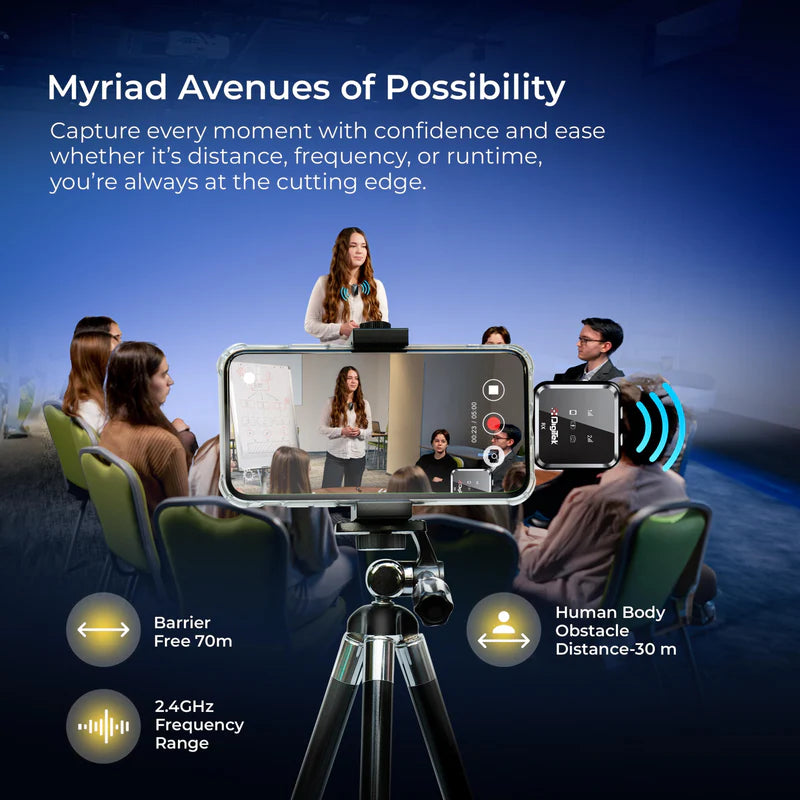 DIGITEK® (DWM-117) 2-in-1 Wireless Microphone